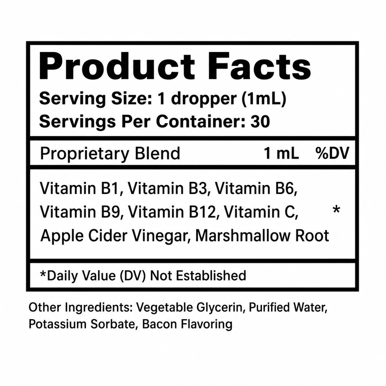 Dog Prenatal Vitamins - Prenatal Vitamins for Dogs - Includes Vitamin B Complex & Vitamin C - Dog Essentials - Whelping Supplies - 1 fl oz - Bacon Flavor — Amazon image 2
