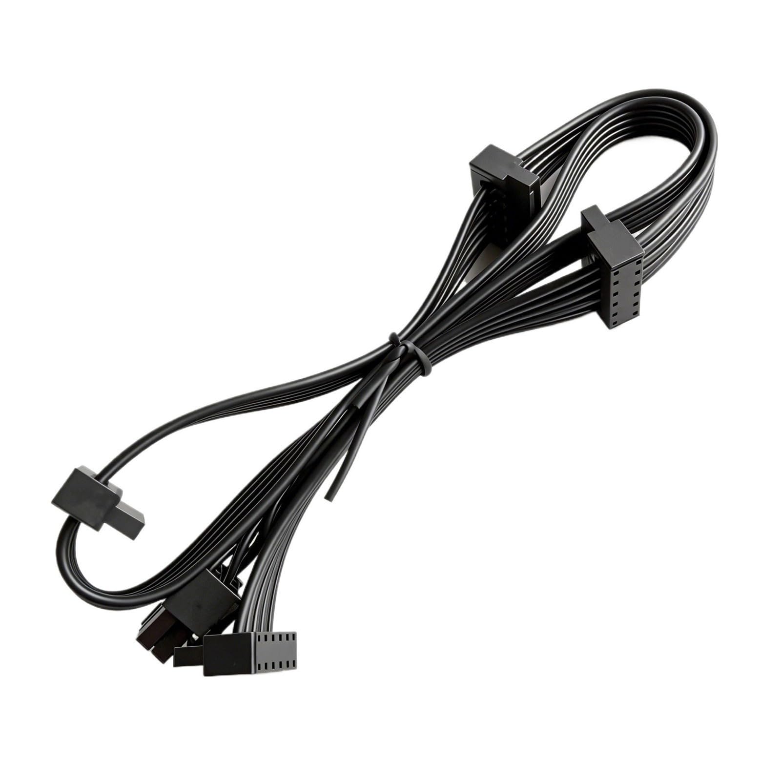 Generico Right‑Angle 6‑Pin to 4‑SATA Power Cable