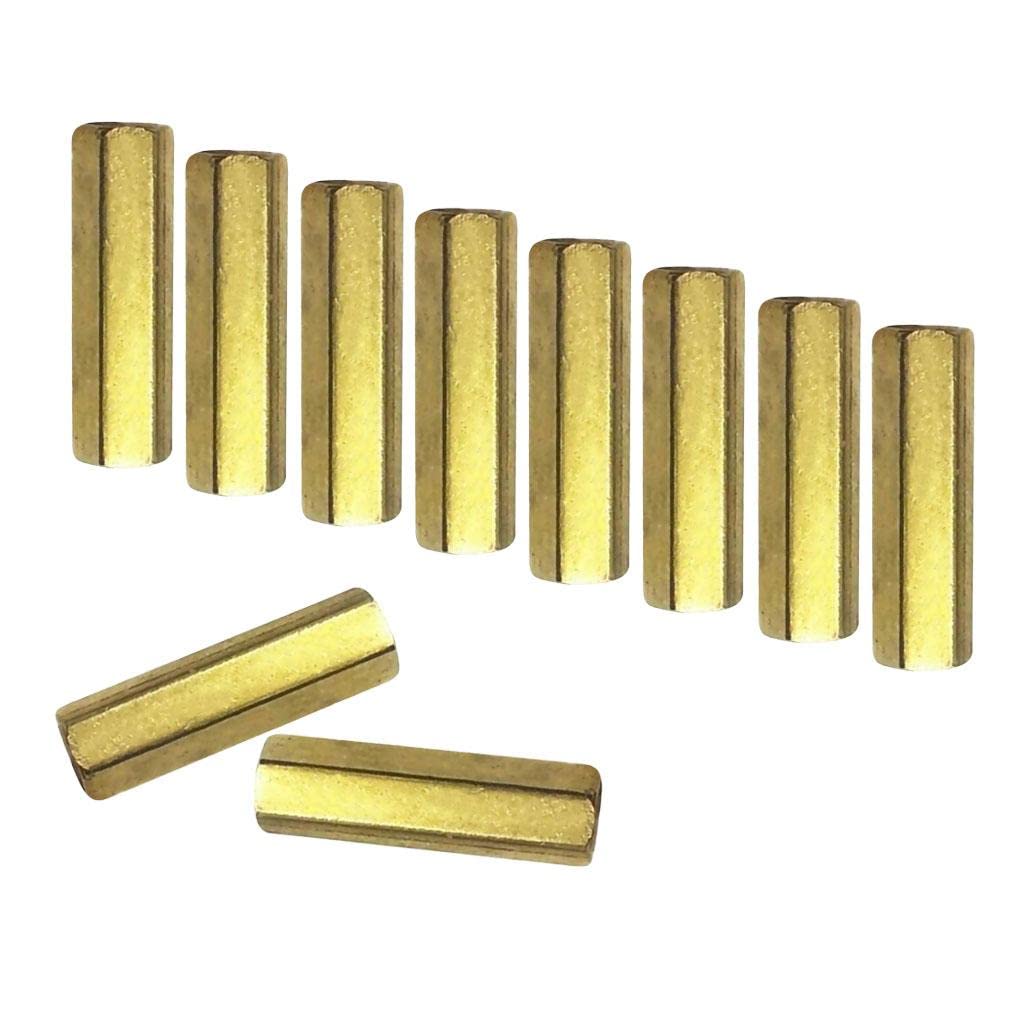 M3 Brass Hexagonal Double Pass Copper Column Standoff Support 17Mm Brass Column|Business & Industrial |Other Business & Industrial-image-5