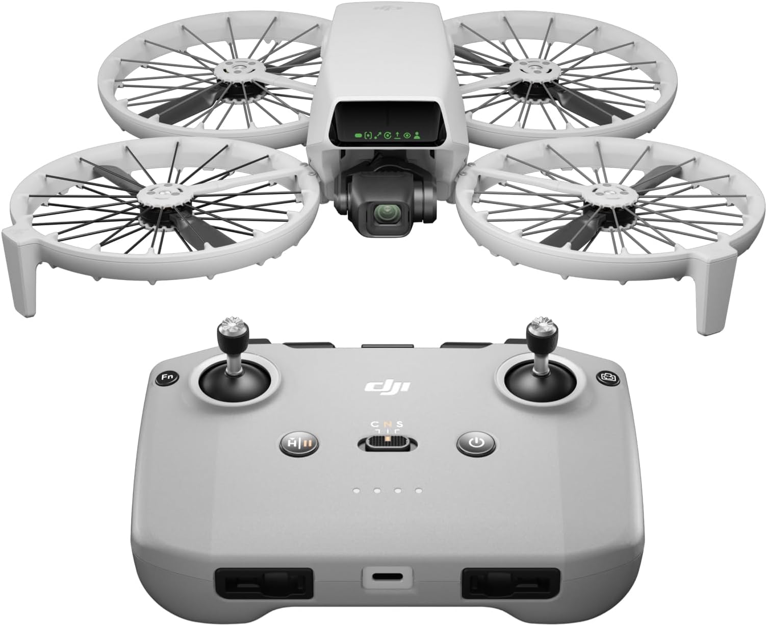 DJIFlip, Drone With 4K UHD Camera for Adults, Under 249 g, 3-Axis Gimbal Stabilization, 13km Video Transmission, Palm Takeoff, Auto Return, 1 Battery for 31-Min Flight Time, Intelligent Flight