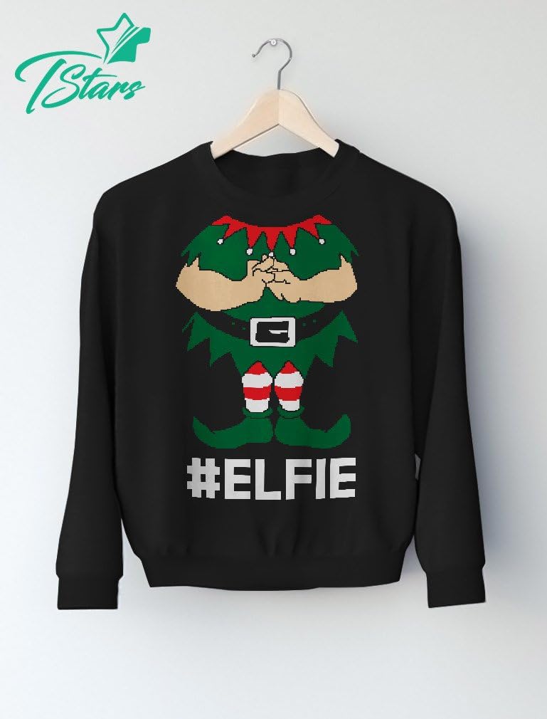 Tstars TeeStars - Elf Suit Funny Elfie Christmas Toddler/Kids Sweatshirts