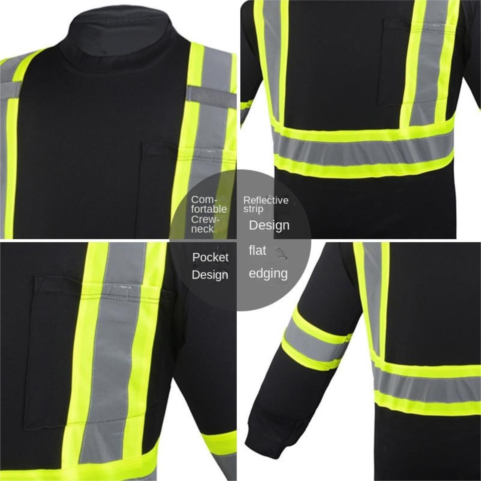 Chaleco De Seguridad 2 Chalecos Reflectantes De Manga Larga For Protección Solar Y Seguridad Al Aire Libre Reflectantes Chaleco De Trabajo