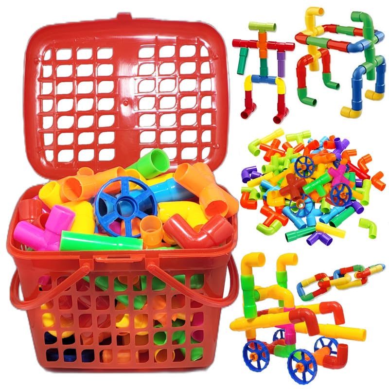 Mini Gifts - Colorful Creative Pipe Puzzle Building Blocks for Kids, Ultimate Construction Block Set for Boys and Girls (B0CWP9PDG3) Amazon Price History, Amazon Price Tracker
