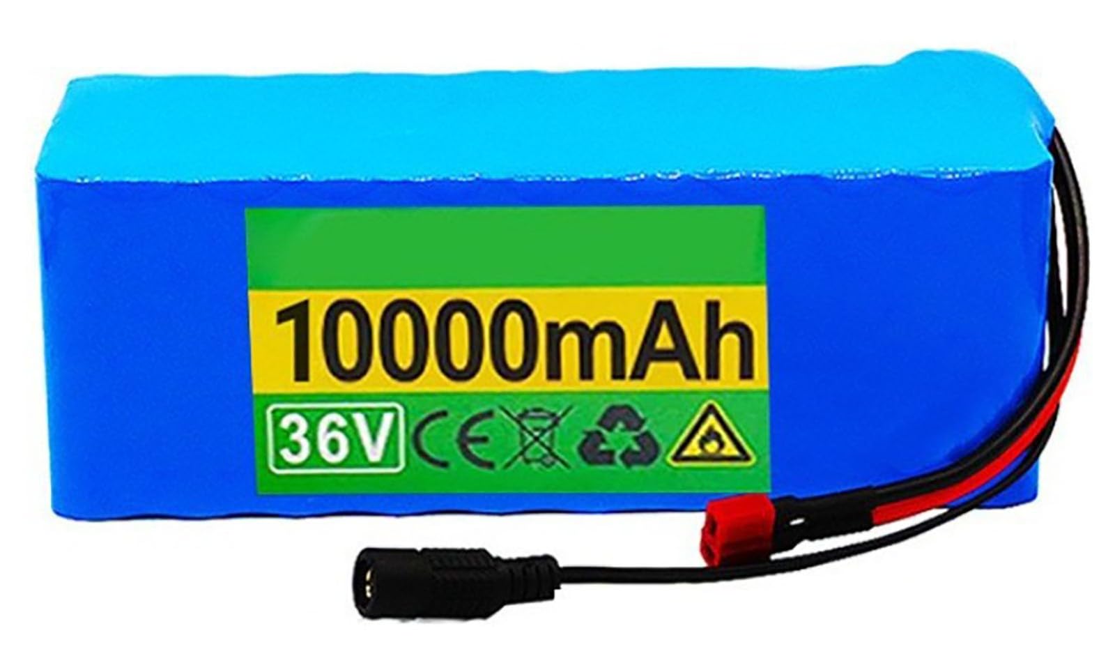 36V 10Ah Batería para Bicicleta Electrica 36V 10S2P Impermeable Ebike Battery Recargable Batería con Cargador Y BMS para 50W 100W 200W 350W Motores