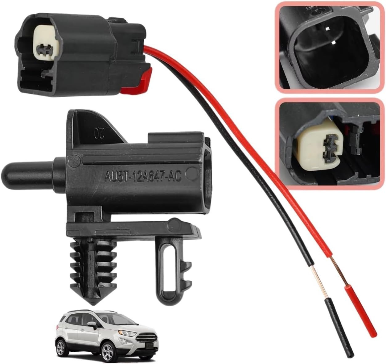 Car Temperature Sensor Ambient Sensor, for Edge, for Fiesta, for Flex Ambient Air Temperature Sensor Au5T12A647Ac Au5Z12A647B