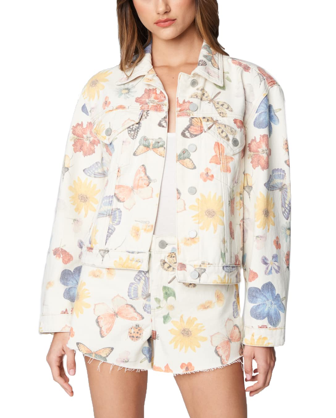 womens Luxury Clothing Denim Trucker Jacket