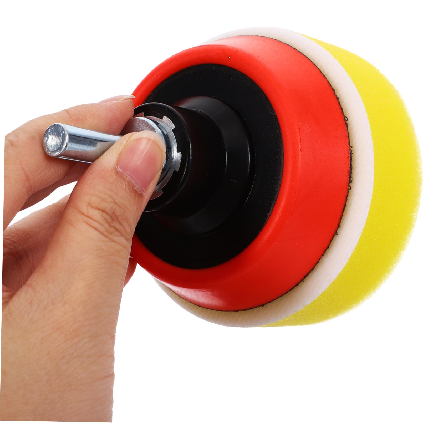 ABOOFAN Kit de Esponjas para Pulido y Encerado de Coche Aplicación Uniforme de Cera, Esponja Fácil Cambio de Discos para Limpieza Doméstica y Pulido de Vehículos