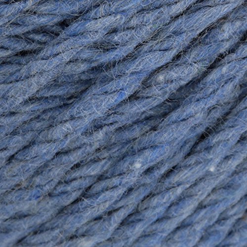 Image of Lily Sugar 'N Cream Super Size Solid Yarn, 4oz, Gauge 4 Medium, 100% Cotton - Blue Jeans - Machine Wash & Dry