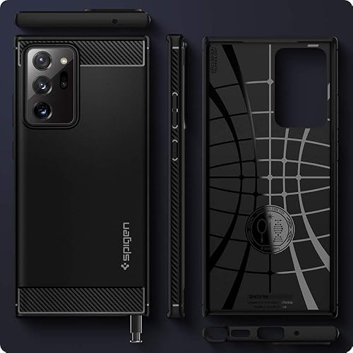 Miniatura 8 de Spigen Rugged Armor - Funda diseñada para Samsung Galaxy Note 20 Ultra 5G 2020 color negro mate