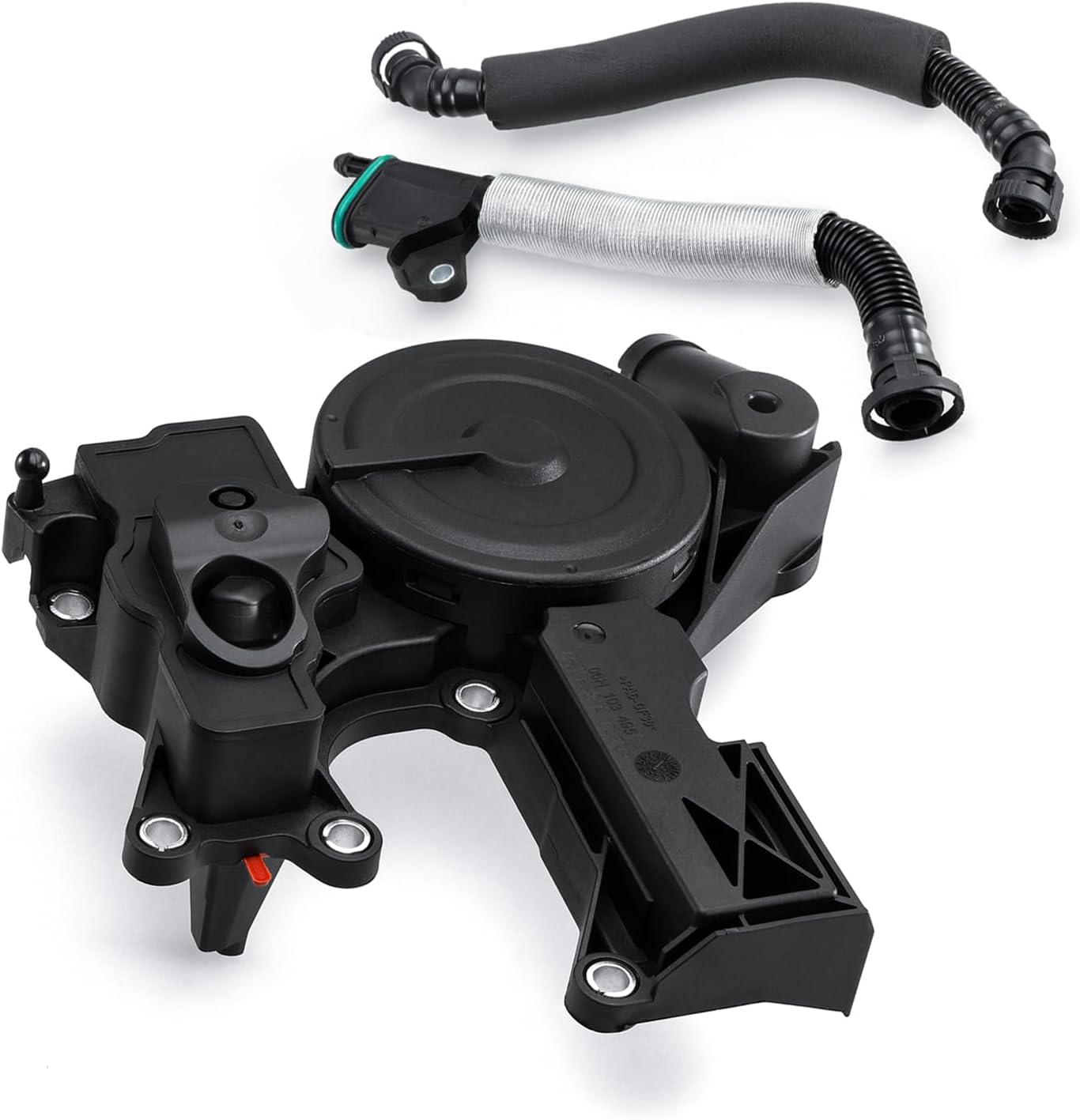 PCV Valve Engine Crankcase Vent Oil Separator Breather Hose Exhaust Pipe Kit 06H103495AH for VW Beetle CC Jetta GTI Passat Tiguan for Audi A3 A4 A5 Q5 TT Hard Resistant （180 power）