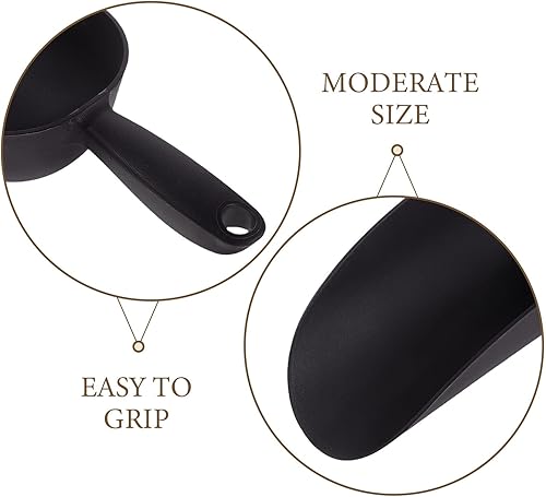 Miniatura 3 de NUOBESTY Mini pala de plástico de boca redonda para jardín, pala de mano para plantar, pala pequeña, herramienta de plástico para plantar flores y