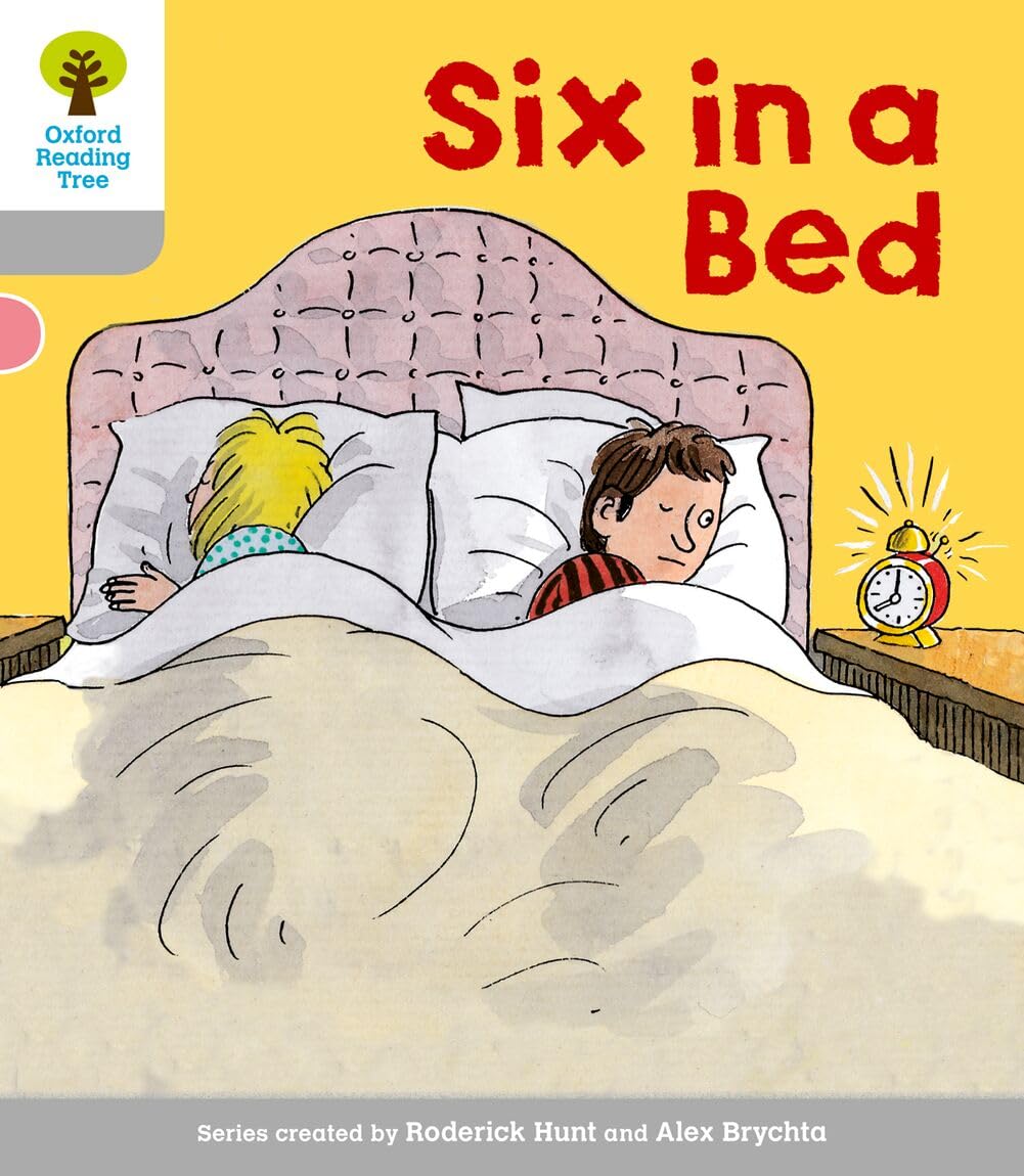 Roderick Hunt - Oxford Reading Tree - Level 1 First Words - Six in Bed - Paperback Book