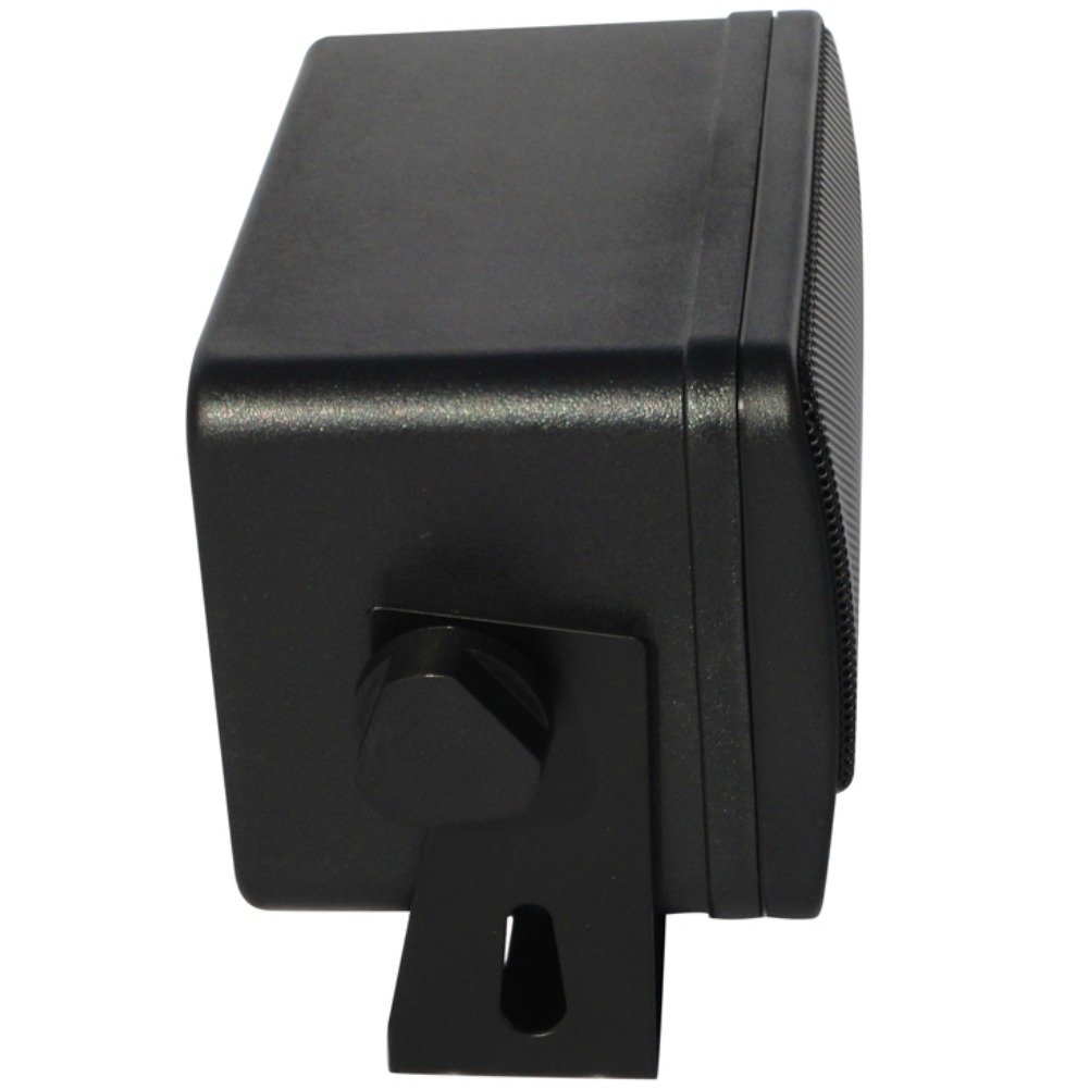 COUPLE DE CAISSES IMPERMÉABLES ET RÉSISTANTES À L'EAU EST AU SOLEIL POUR INTÉRIEURS OU PISCINE BATEAU CANOT OU ACTIVITÉS' COMMERCIALES COMME HÔTEL RESTAURANT PIZZERIE PUB BAR GELATERIA EN PLEIN AIR PYLE PLMR24B NOIRES 15,00 CM 200 WATT RMS ET 400 WATT MAX