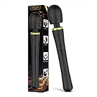 Personal Wand Massager Handheld Cordless Massager Travel-Quiet-Waterproof, USB Rechargeable,Perfect Back Legs Hand Pains and Sports
