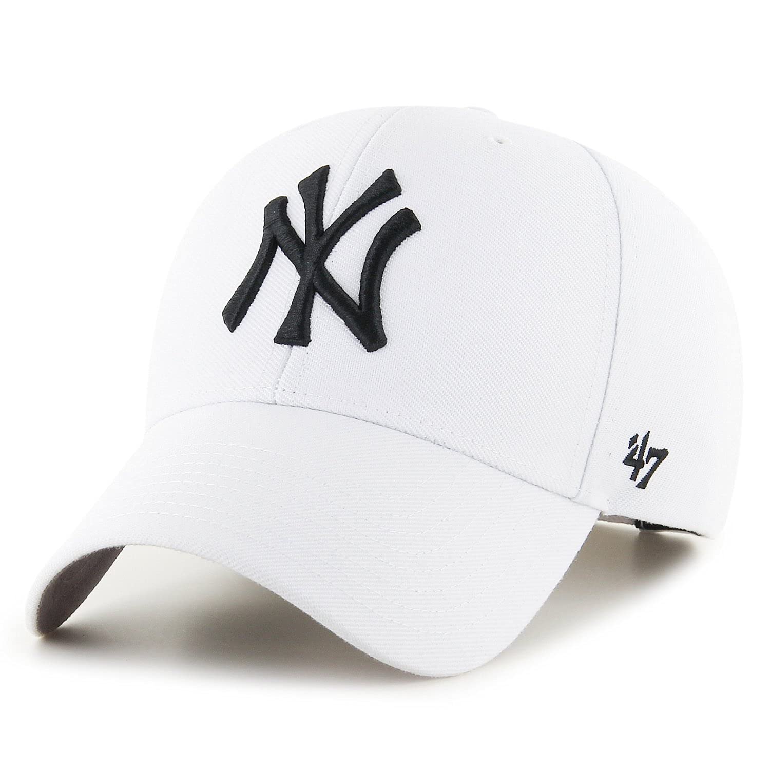 '47 Brand Unisex's B-MVP17WBV-WHF caps, White, One Size, White, 6 3/4-7 1/2