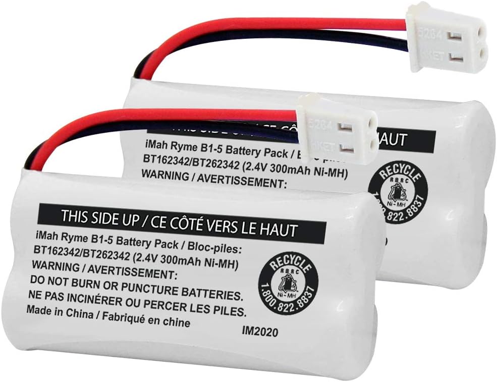 VANBOW BT183342/BT283342 2.4V 800mAh NiMH Battery Pack
