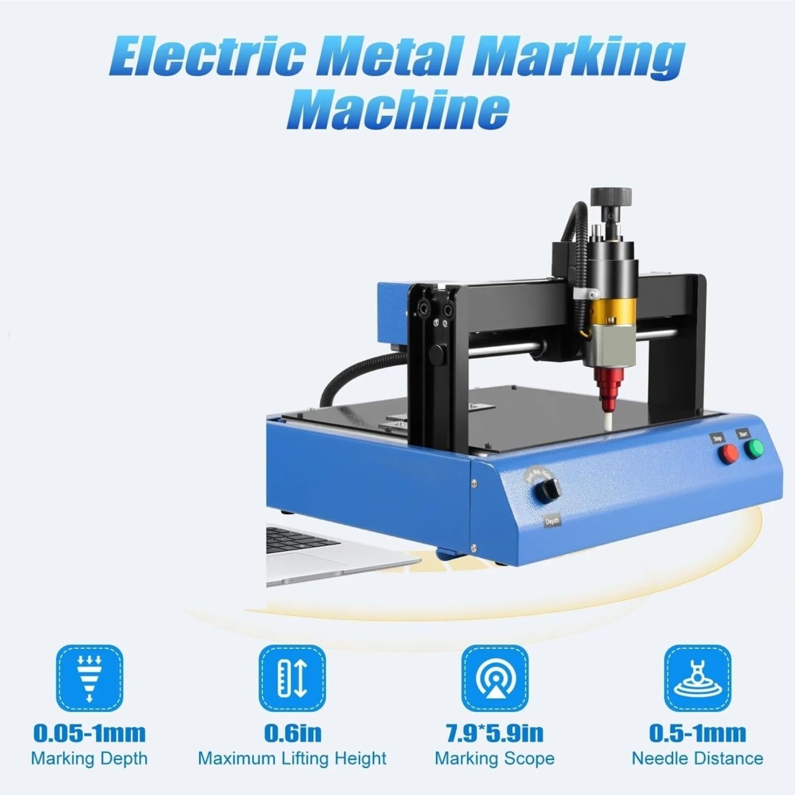 Graveur laser, Machine De Gravure Électrique À Points En Métal