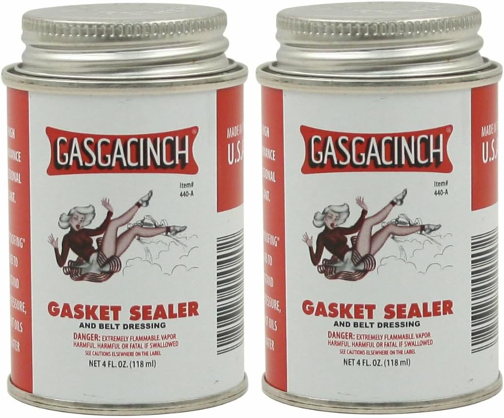 Pirate Mfg GasGacinch Engine Sealant 440-A; Gasgacinch 4 oz Brush-on (2 Pack)