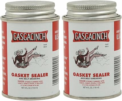 Pirate Mfg GasGacinch Engine Sealant 440-A; Gasgacinch 4 oz Brush-on 2 Pack