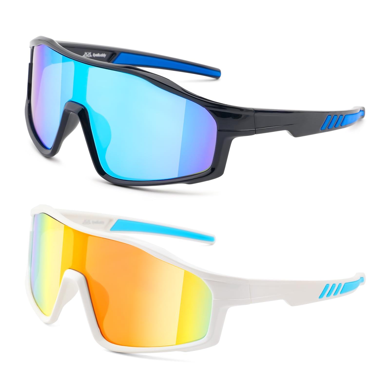 EYEBUDDY Kids Sunglasses Youth Baseball Sunglasses Boys Girls Softball Sports Sun Glasses Polarized UV Protection Age 6-12