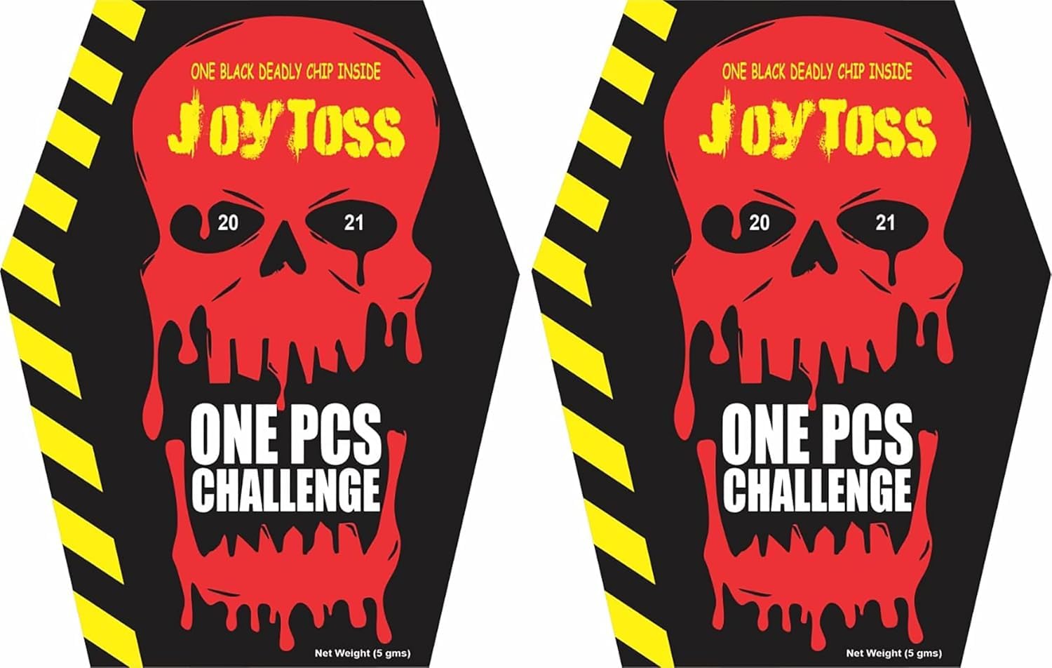 ONE PCS CHALLENGE | Extreme Spicy Tortilla Chips | Hottest Chips in the World | Ultimate Hot Snack | Red (2-Pack)