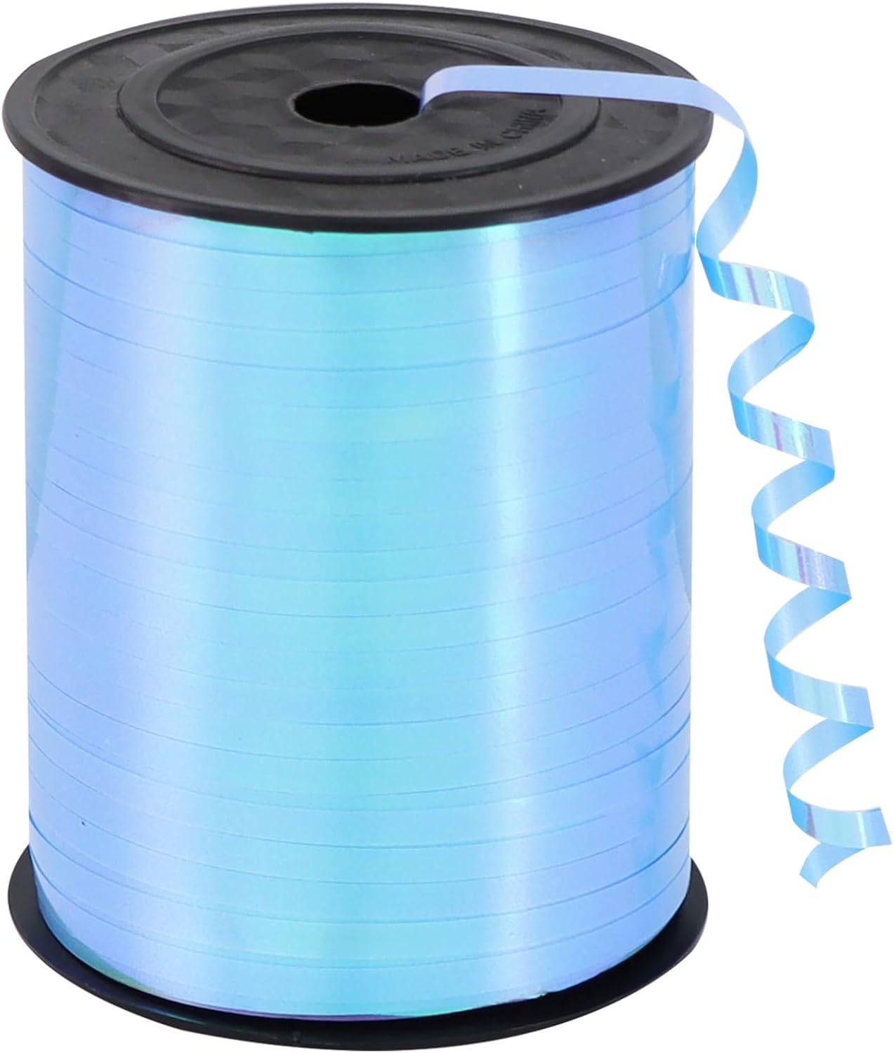 TONIFUL 500 Yards Iridescent Light Blue Curling Ribbon Balloon String