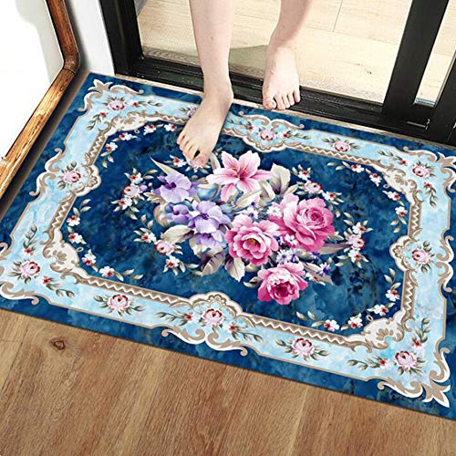 WEHOLY Tapis Entrée Intérieur - Tapis Antidérapant & Anti-Poussière | Paillasson D'entree Interieur | Tapis De Porte Lavable & Ultra Absorbant,A,40 * 60 cm Cover
