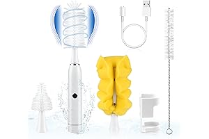 Electric Baby Bottle Brushes Magnetic Suction Charging