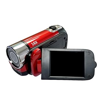 MYADDICTION 1080Phd Camcorder Digital Video Camera 2.7 Tft LCD 16X Zoom Us Red Cameras & Photo | Camcorders