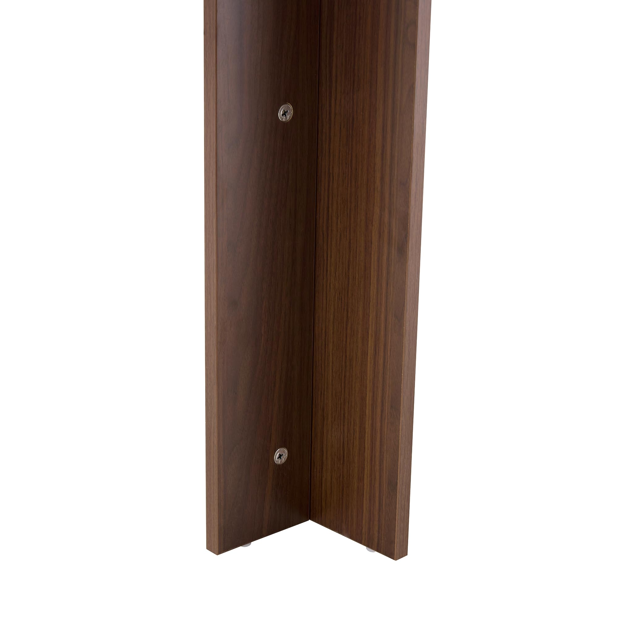 HAINEW HD26040704 Table à manger, cuisine, avec plateau extensible, rectangulaire, en bois, pour 4 à 8 personnes, 220 x 88,5 x 77 cm, couleur noyer