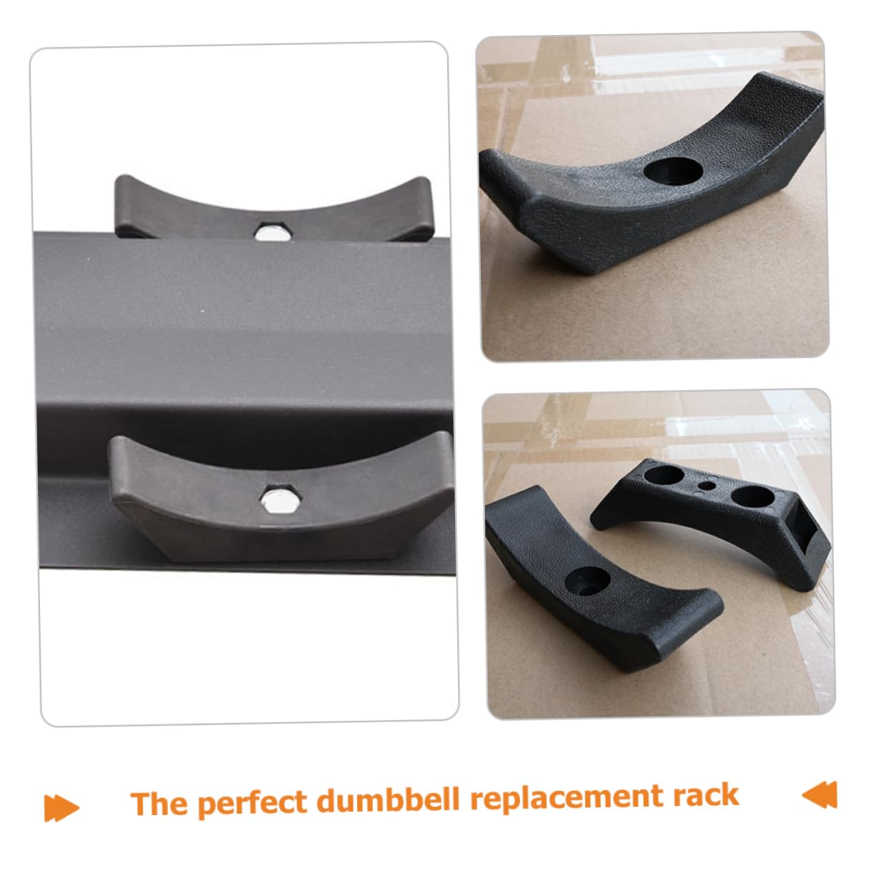 GALPADA 1Set Compact Dumbbell Rack Stand Durable Weight Holder for Home Gym Office Space Saving Design Wear Resistant Dumbbell Storage Stable Base for Secure Use