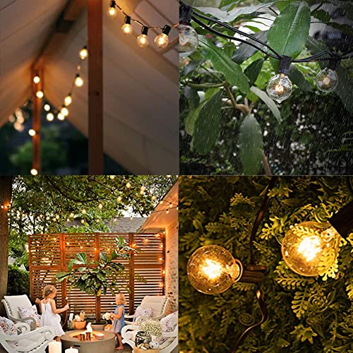 Luces de cadena Abeja 50 pies con 53 bombillas Edison G40 miniatura 7