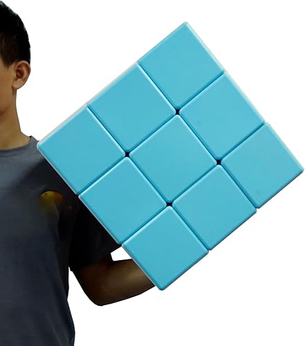 ZY-Wisdom Super Cube - Cubo grande de 3 x 3 x 3 pulgadas, cubo de velocidad sin calcomanías, cubo grande, rompecabezas mágico de 7.1in, versión