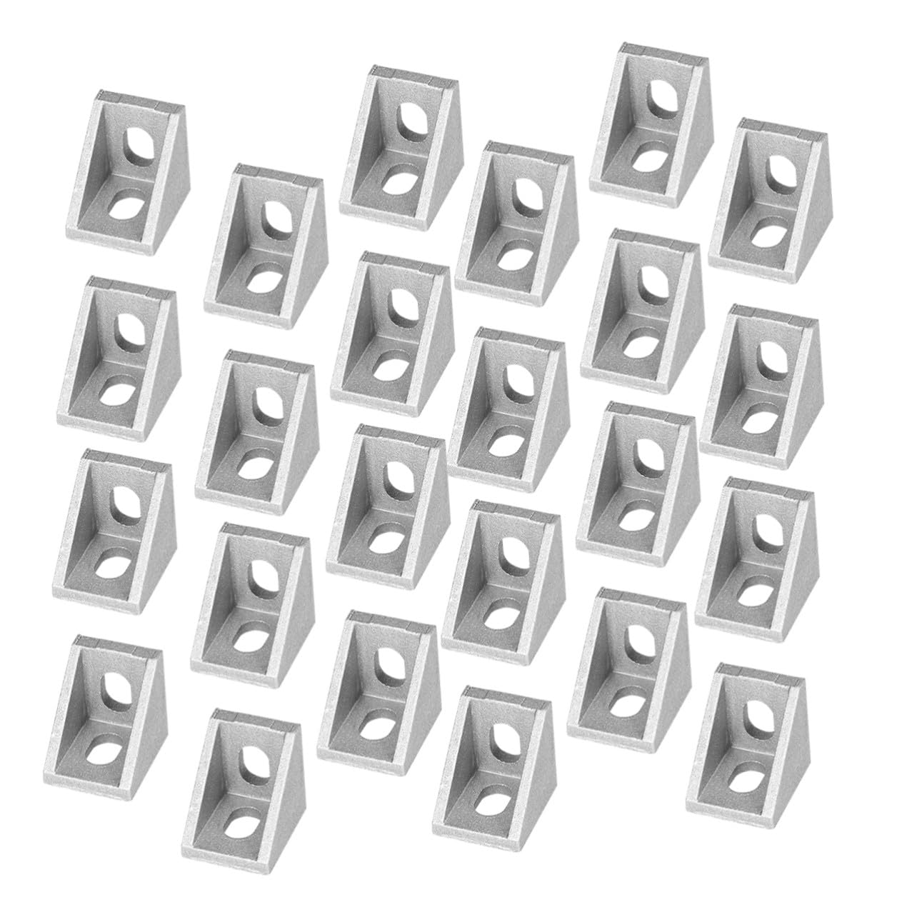 50 Stück Teiliges Aluminiumlegierung Winkelverbinder Eckverbinder für Aluminiumprofil Nut Aluminiumprofil Befestigungsmaterial für Cnc Robotik Projekte