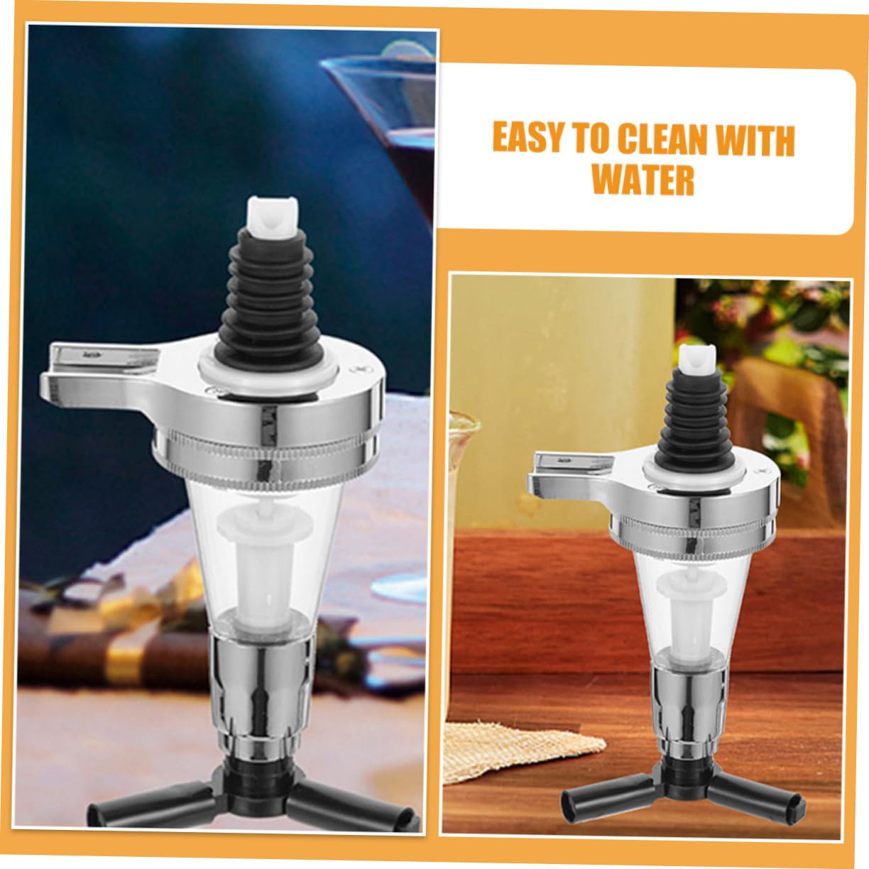 UKCOCO Dispensador de Bebidas para Botellas de Alcohol de 25ml, Boquillas de Plástico y Silicona, Fácil de Usar y Previene Derrames, Adecuado para Reuniones Familiares Color Aleatorio