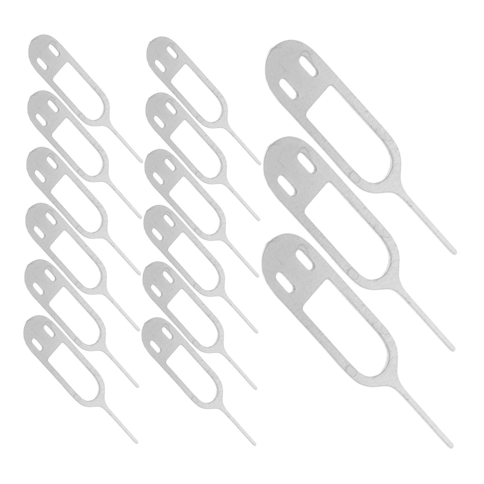Gadpiparty 50piezas Expulsor De Pin De Tarjeta Sim De Acero Inoxidable De Herramienta para Extraer Pin De Tarjeta Sim para Diario Teléfonos Móviles