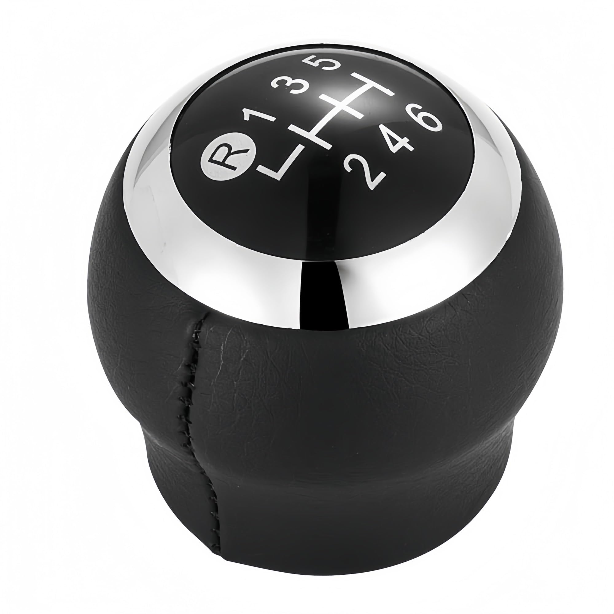 Jeocoai Black 6S Car Gear Knob For Toyota For Corolla For Rav4 For Avensis For Yaris Accessories 5/6 For Speed Car Gear Shift Knob Lever(Black 6S)