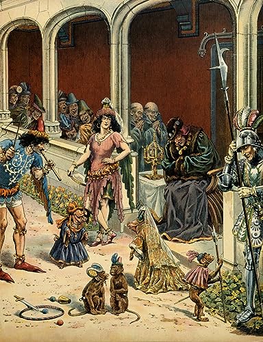 Toile modern peinture Louis XI pour habiller un grand mur vide
