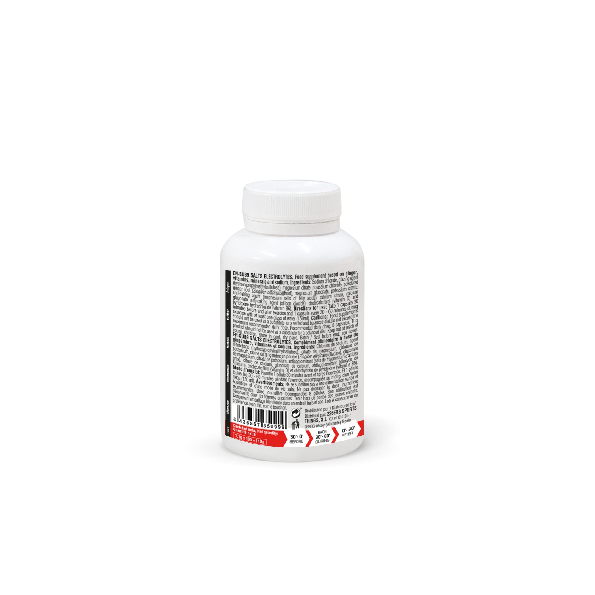 SUB-9 SALTS ELECTROLYTES 100UD