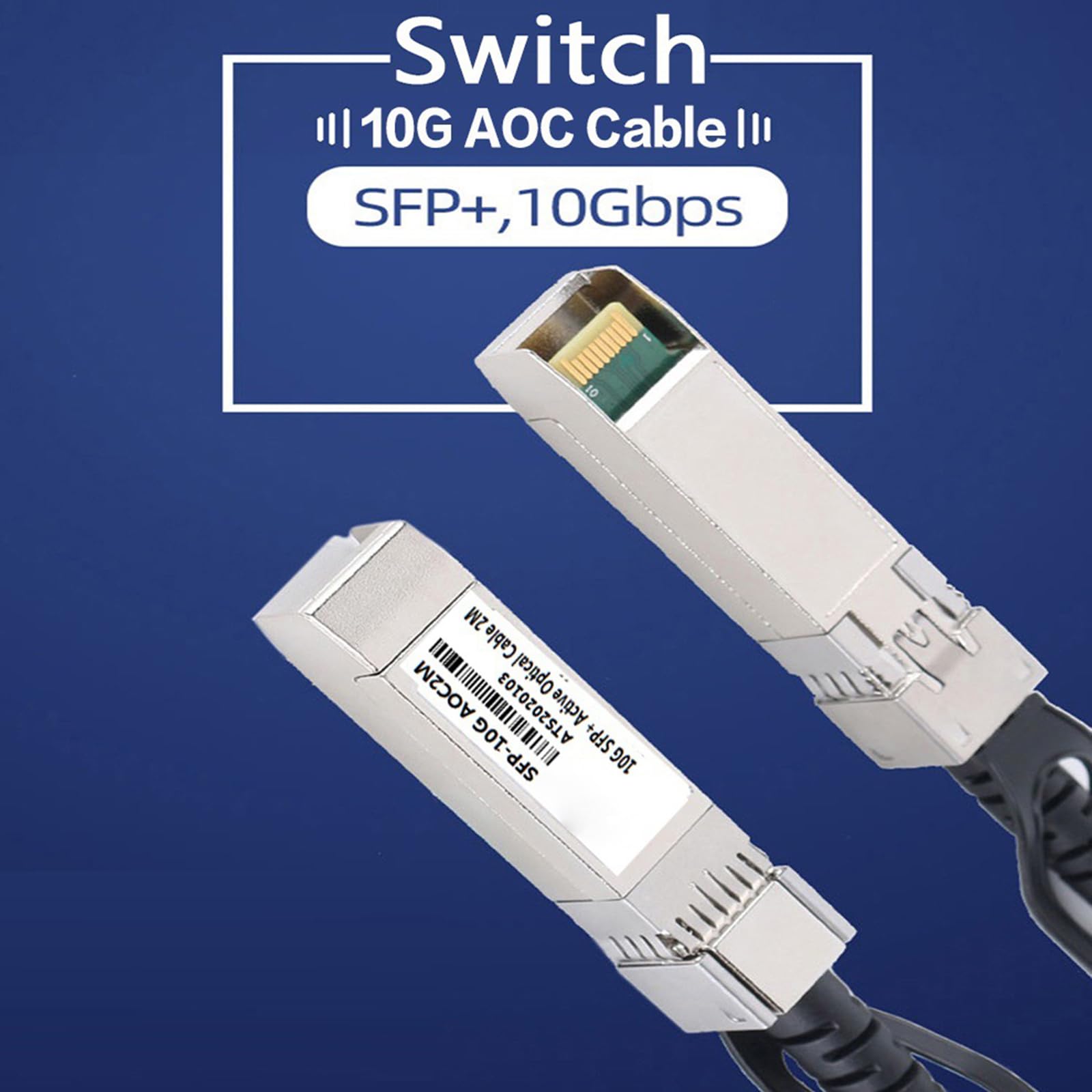 Câble 1/2/3/5 m 10G OM2 flexible 10GBASE actif optique pour appareils réseau