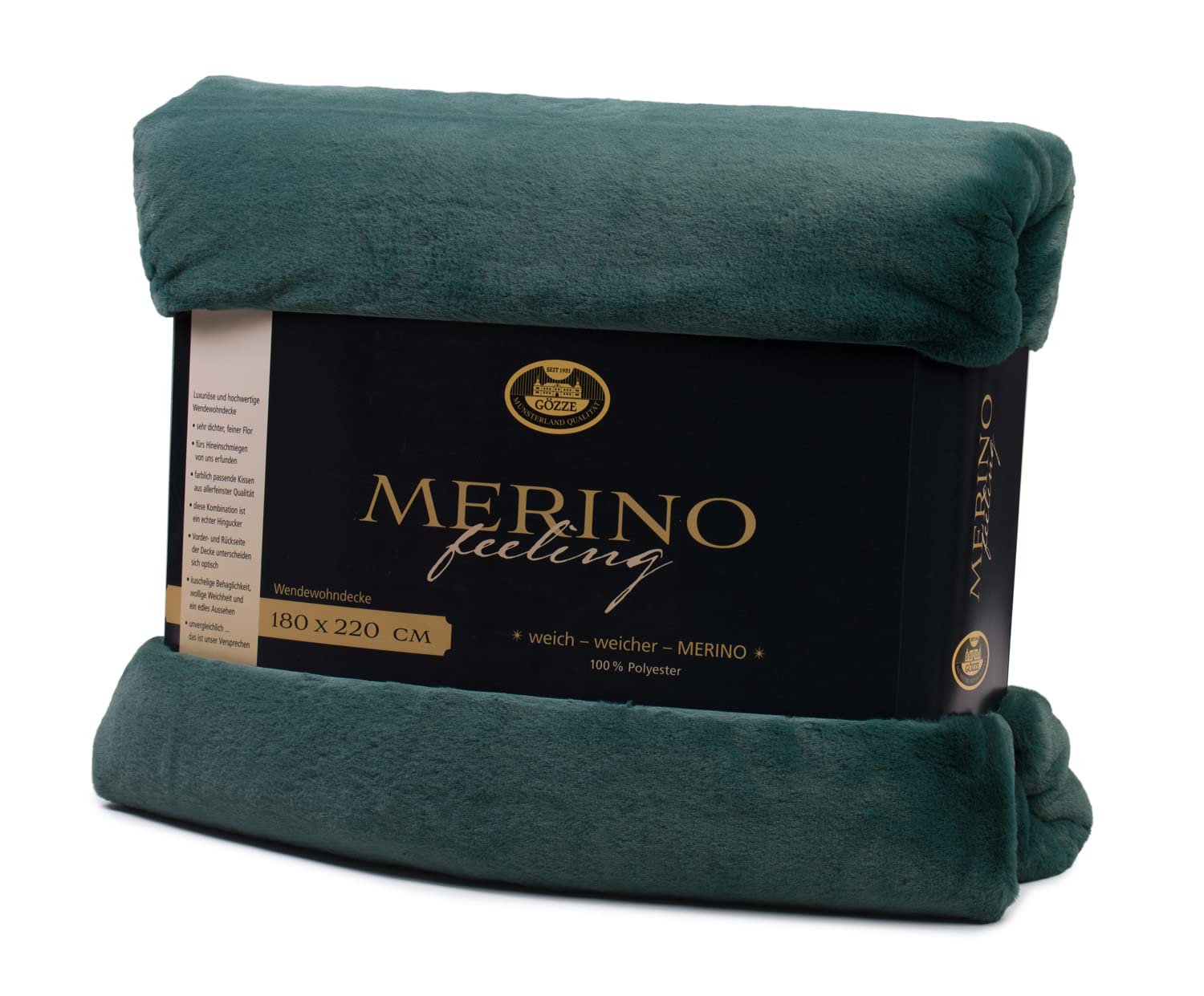Gözze - Gemütliche Kuscheldecke, Merino Feeling, Wendbar Gözze - Gemütliche Kuscheldecke, Merino Feeling, Wendbar