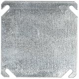 Hubbell-Raco 8752-5 - Funda cuadrada plana en blanco (4")