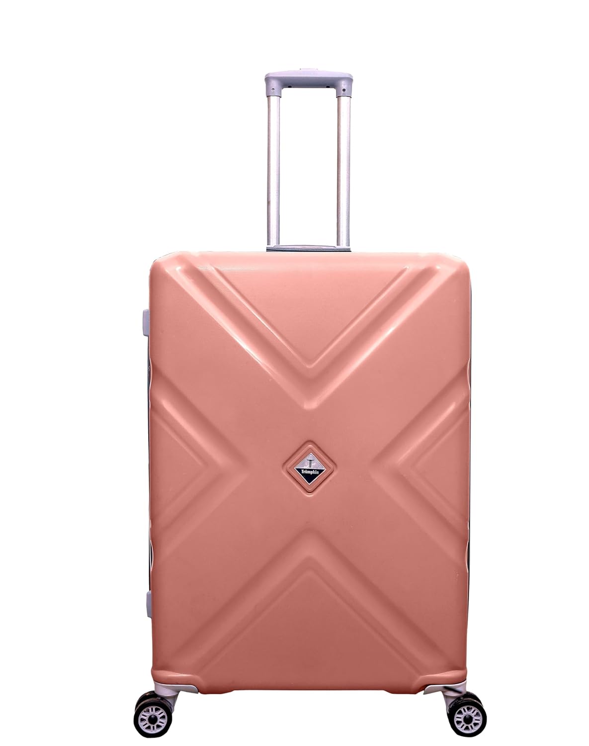 Trumpkin Suicase X Model 8 Wheels 55Cm Cabin Trolley Bag Hard Case Polypropylene, 360º Wheeling Carry On Luggage for Men &...