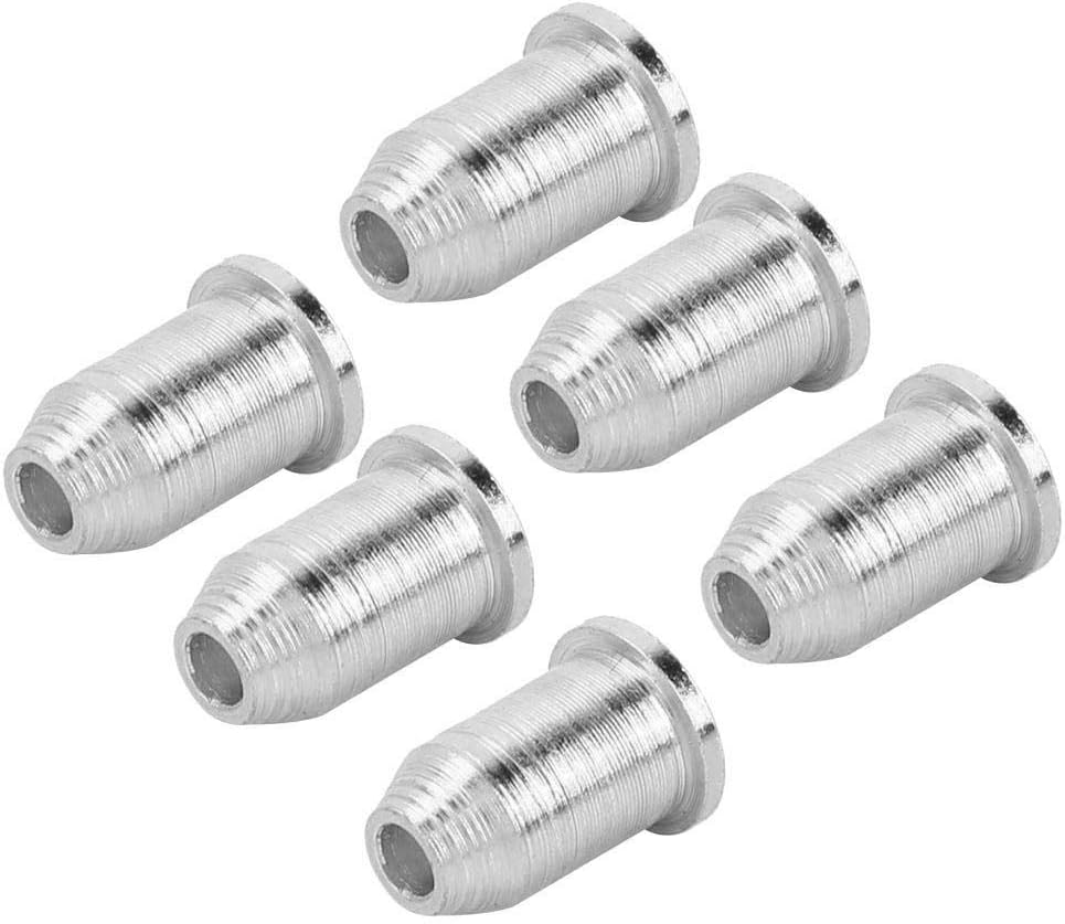 Bnineteenteam 6 Pcs Guitar Through Body String Ferrules for Electric Guitar