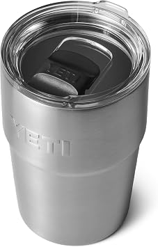 YETI Rambler 16 oz 473 ml Stackable Cup, Stainless Steel