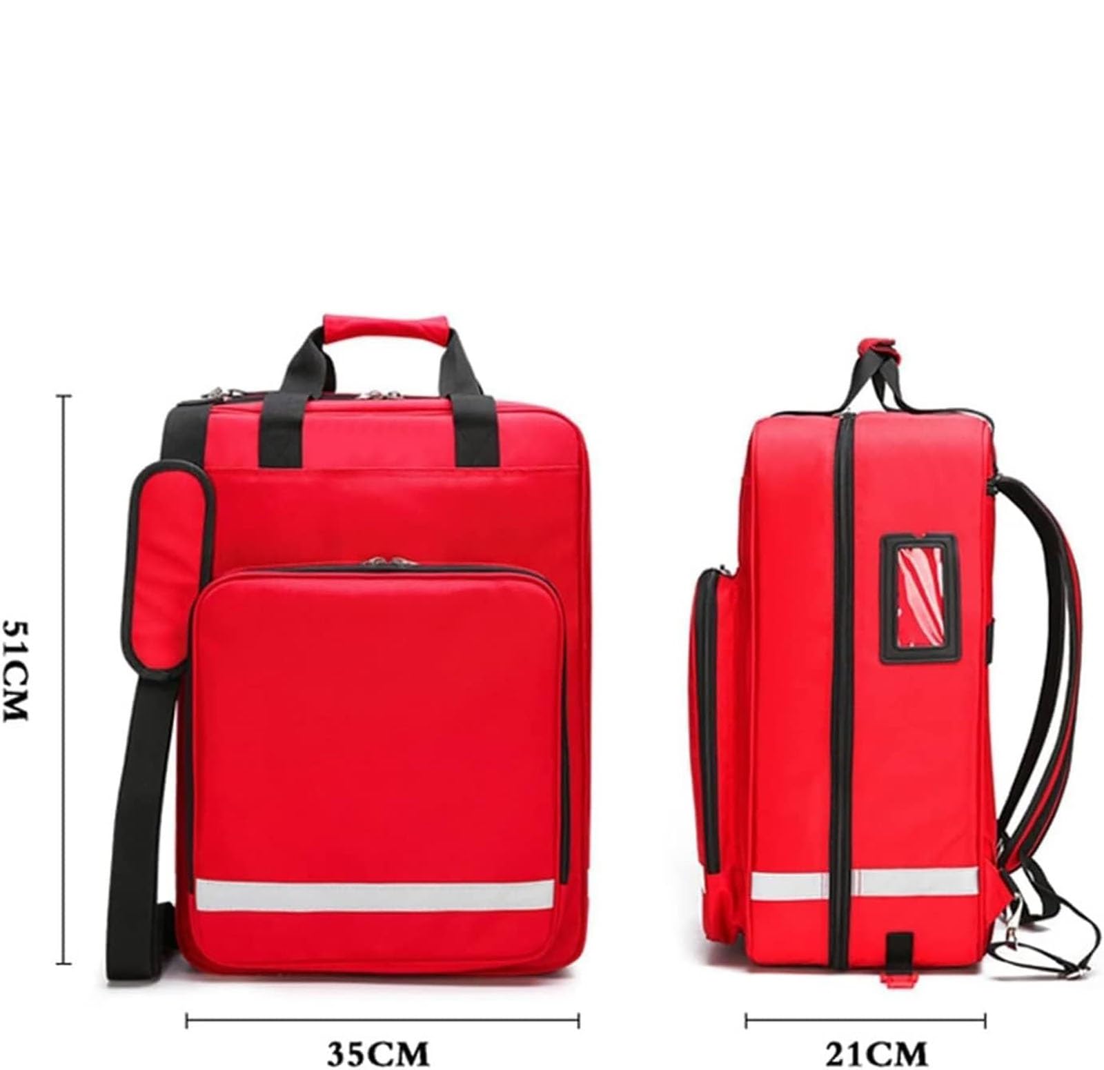 Bolsa for botiquín de primeros auxilios, Bolsa rodante de suministros médicos con carro desmontable, bolsa rodante de enfermera, kit de rescate de emergencia para senderismo al aire libre, mochilero,