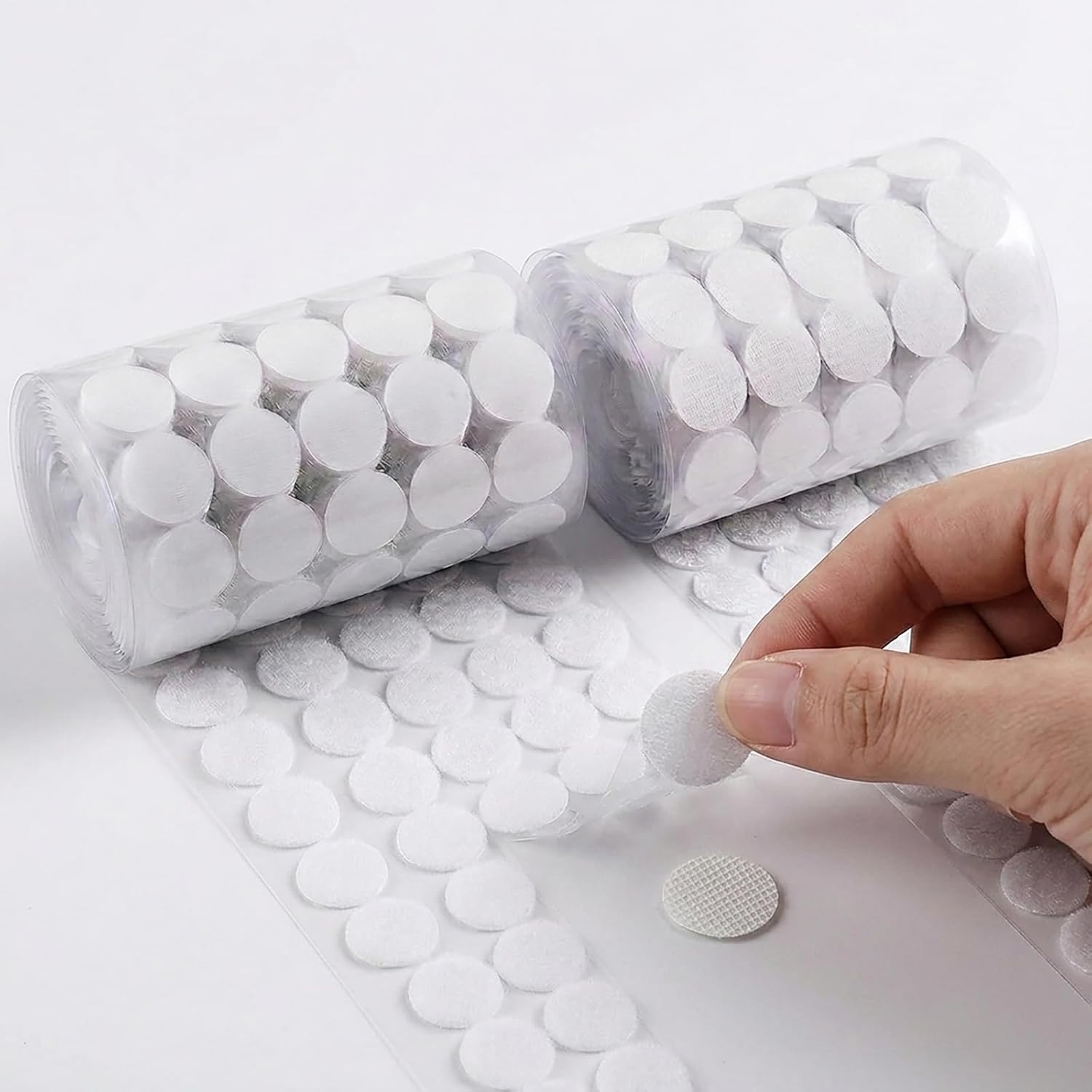 0.79" Self Adhesive Hook & Loop Dots 1200PCS Waterproof Coins for Classroom Home Crafts
