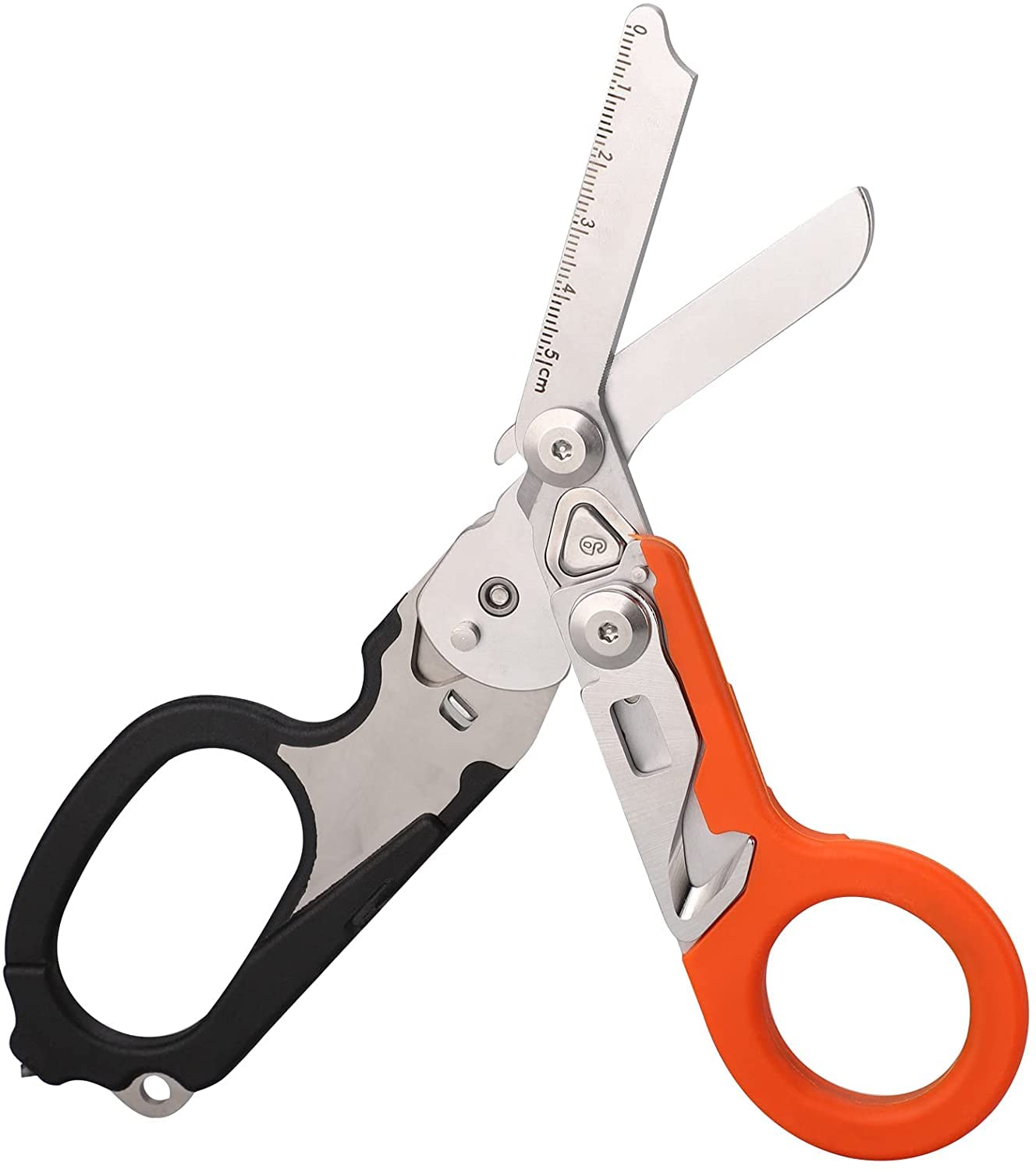 Ciseaux pliables d'urgence coupe-sangle pour extraction rapide en voiture