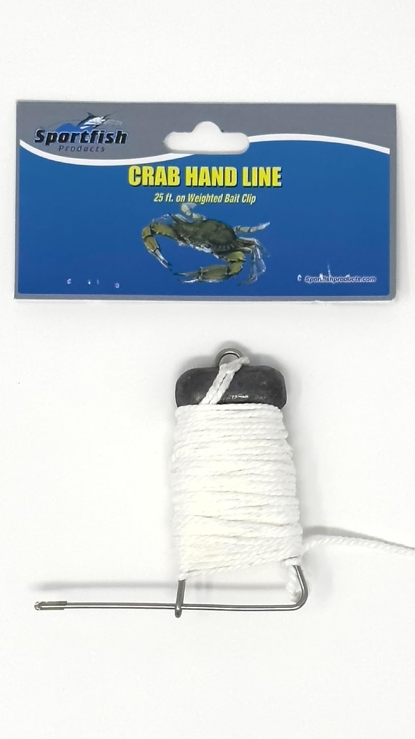 Crab Weighted Throw Drop Hand line Sports & Outdoors
