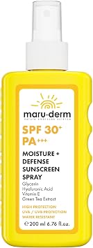 Maru.Derm SPF 30+ Nemlendirici + Koruyucu Güneş Kremi Spreyi 200 ml